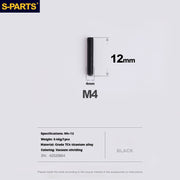 S-PARTS Titanium Alloy Front / Rear Derailleur Limit & Tension Adjustment Fine-Tuning Screws