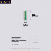 S-PARTS Titanium Alloy Front / Rear Derailleur Limit & Tension Adjustment Fine-Tuning Screws