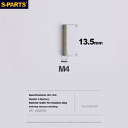 S-PARTS Titanium Alloy Front / Rear Derailleur Limit & Tension Adjustment Fine-Tuning Screws