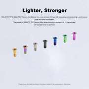S-PARTS Titanium Alloy Gear Shift Screw Set for M9100 12-Speed Shimano XTR Mountain Series