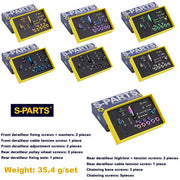 S-PARTS Titanium Alloy Gear Transmission Screws for SRAM RED and FORCE 22-Speed Mechanical Systems