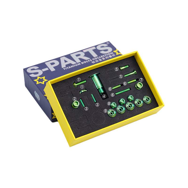 S-PARTS Titanium Alloy Gear Transmission Screws for SRAM RED / Force 22-Speed Mechanical Systems