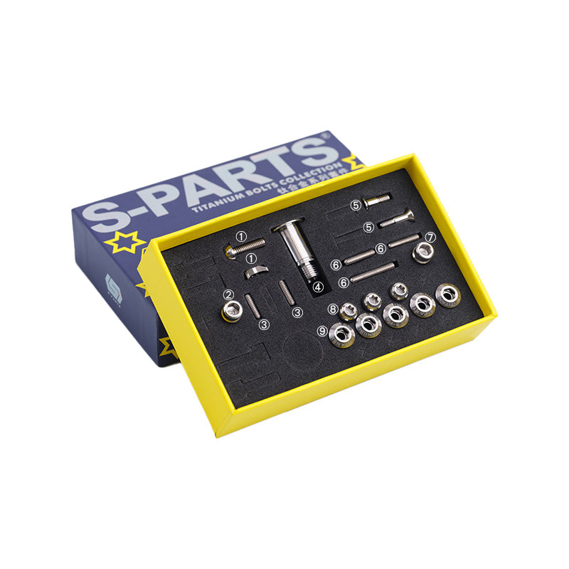 S-PARTS Titanium Alloy Gear Transmission Screws for SRAM RED / Force 22-Speed Mechanical Systems