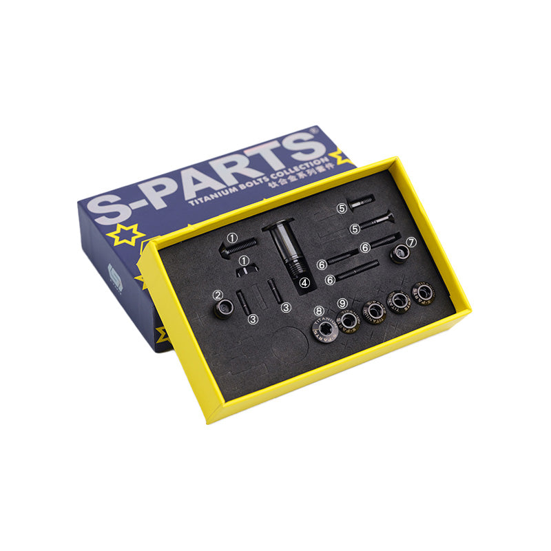 S-PARTS Titanium Alloy Gear Transmission Screws for SRAM RED / Force 22-Speed Mechanical Systems