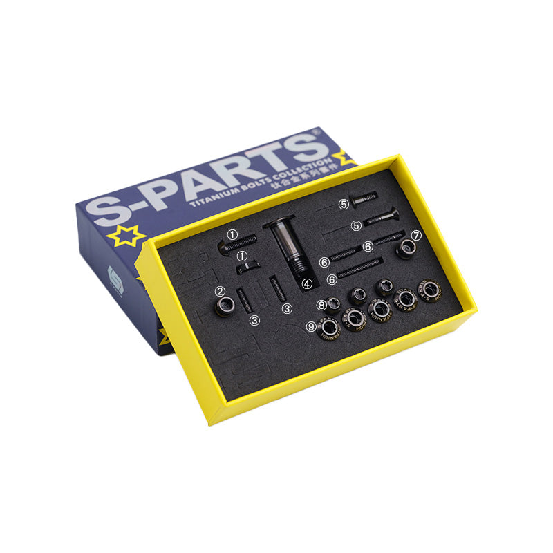 S-PARTS Titanium Alloy Gear Transmission Screws for SRAM RED / Force 22-Speed Mechanical Systems