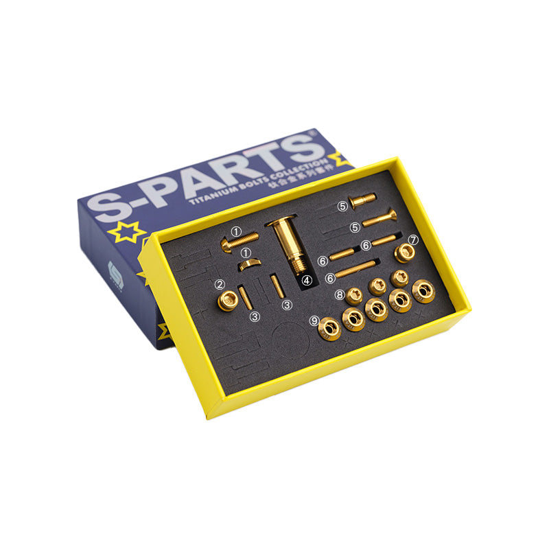 S-PARTS Titanium Alloy Gear Transmission Screws for SRAM RED / Force 22-Speed Mechanical Systems