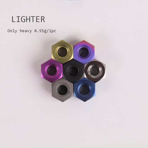 S-PARTS Titanium alloy M4 / M5 / M6 / nylon self-locking flange nut accessories