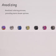 S-PARTS Titanium alloy M4 / M5 / M6 / nylon self-locking flange nut accessories