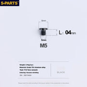S-PARTS Titanium Alloy Oil Port Screws Shimano SRAM TRP Mountain Brake Levers Shimano Road Shift Levers