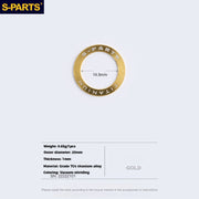 S-PARTS Titanium Pedal Washers for Shimano Dura-Ace, Ultegra, 105, Look Keo, Wahoo Speedplay, Garmin Vector 3, Rally, and