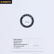S-PARTS Titanium Pedal Washers for Shimano Dura-Ace, Ultegra, 105, Look Keo, Wahoo Speedplay, Garmin Vector 3, Rally, and