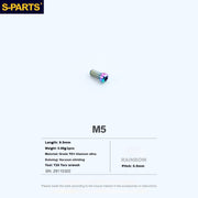 S-PARTS Titanium Alloy Screws for SRAM Electronic Shifter Button Controllers