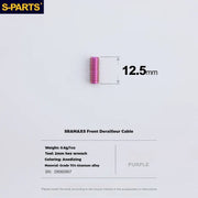 S-PARTS Titanium Adjustment Screws for SRAM Road Bike | Front Derailleur / ETAP Reverse Thread / AXS - Detail 6