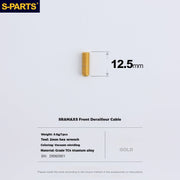 S-PARTS Titanium Alloy Screws for SRAM Road Front Derailleur & eTap Reverse-Thread Adjustment