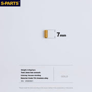 S-PARTS Titanium Alloy Screws for SRAM Road Front Derailleur & eTap Reverse-Thread Adjustment