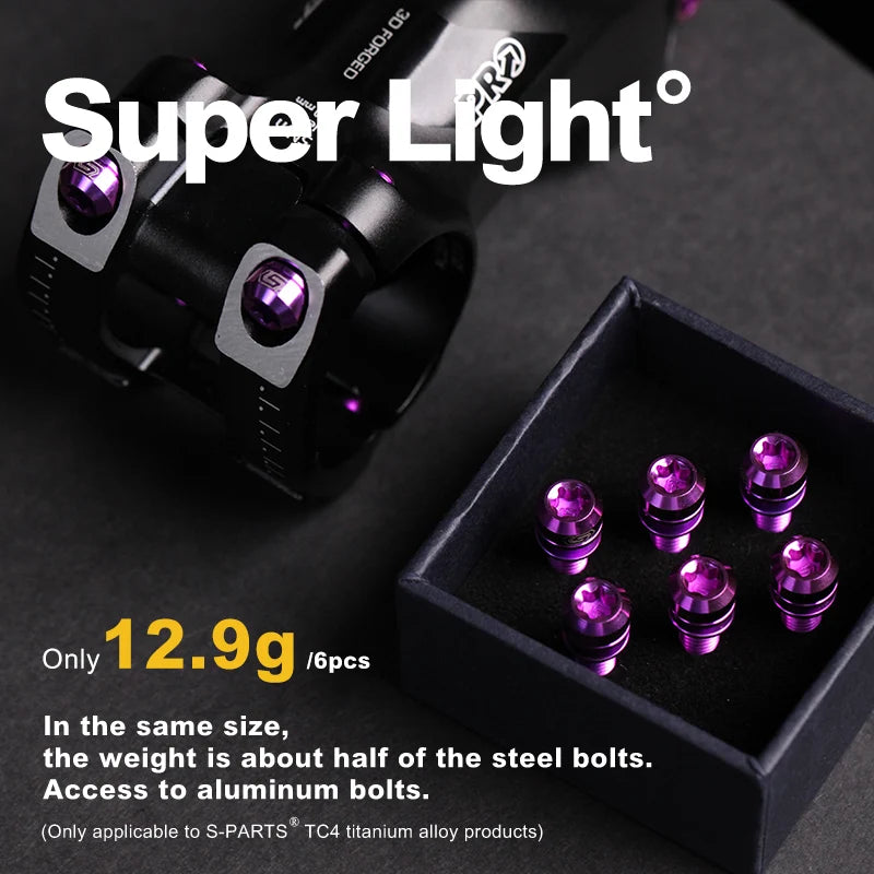 S-PARTS Titanium Alloy Stem Screw Series M5 L18