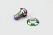 S-PARTS titanium alloy variable speed brake lock wire Mountain road bicycle before and after pressing wire screws