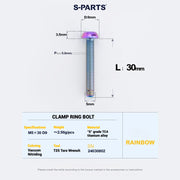 S-PARTS Titanium Bolt Upgrade Kit for SRAM Maven Brakes — CNC Precision — Lightweight — Full Color Options