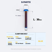 S-PARTS Titanium Bolt Upgrade Kit for SRAM Maven Brakes — CNC Precision — Lightweight — Full Color Options