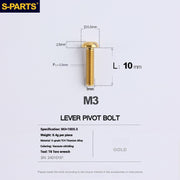 S-PARTS Titanium Bolt Upgrade Kit for SRAM Maven Brakes — CNC Precision — Lightweight — Full Color Options