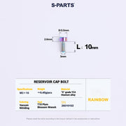 S-PARTS Titanium Bolt Upgrade Kit for SRAM Maven Brakes — CNC Precision — Lightweight — Full Color Options