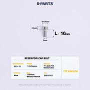 S-PARTS Titanium Bolt Upgrade Kit for SRAM Maven Brakes — CNC Precision — Lightweight — Full Color Options