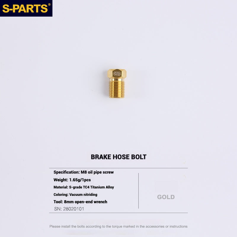 S-PARTS Titanium Bolt Upgrade Kit for SRAM Maven Brakes — CNC Precision — Lightweight — Full Color Options