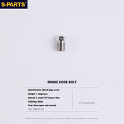S-PARTS Titanium Bolt Upgrade Kit for SRAM Maven Brakes — CNC Precision — Lightweight — Full Color Options