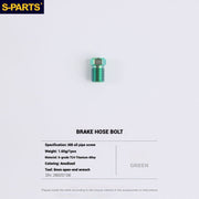 S-PARTS Titanium Bolt Upgrade Kit for SRAM Maven Brakes — CNC Precision — Lightweight — Full Color Options