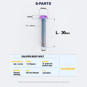 S-PARTS Titanium Bolt Upgrade Kit for SRAM Maven Brakes — CNC Precision — Lightweight — Full Color Options