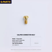 S-PARTS Titanium Bolt Upgrade Kit for SRAM Maven Brakes — CNC Precision — Lightweight — Full Color Options