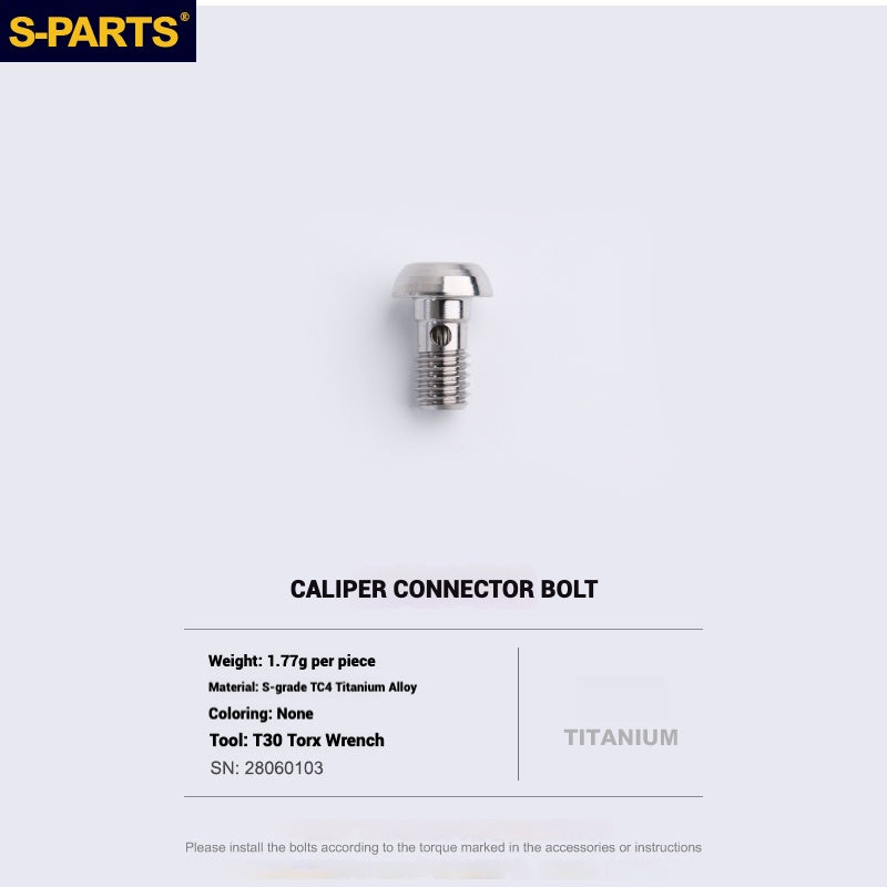 S-PARTS Titanium Bolt Upgrade Kit for SRAM Maven Brakes — CNC Precision — Lightweight — Full Color Options