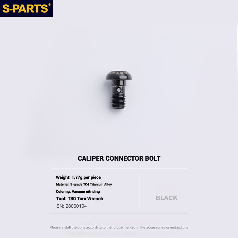 S-PARTS Titanium Bolt Upgrade Kit for SRAM Maven Brakes — CNC Precision — Lightweight — Full Color Options