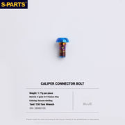 S-PARTS Titanium Bolt Upgrade Kit for SRAM Maven Brakes — CNC Precision — Lightweight — Full Color Options