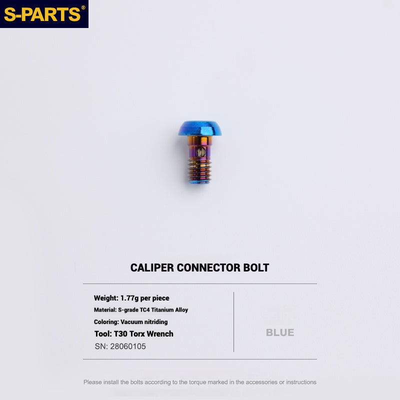 S-PARTS Titanium Bolt Upgrade Kit for SRAM Maven Brakes — CNC Precision — Lightweight — Full Color Options