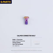 S-PARTS Titanium Bolt Upgrade Kit for SRAM Maven Brakes — CNC Precision — Lightweight — Full Color Options