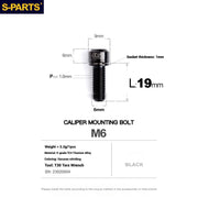 S-PARTS Titanium Bolt Upgrade Kit for SRAM Maven Brakes — CNC Precision — Lightweight — Full Color Options