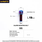 S-PARTS Titanium Bolt Upgrade Kit for SRAM Maven Brakes — CNC Precision — Lightweight — Full Color Options