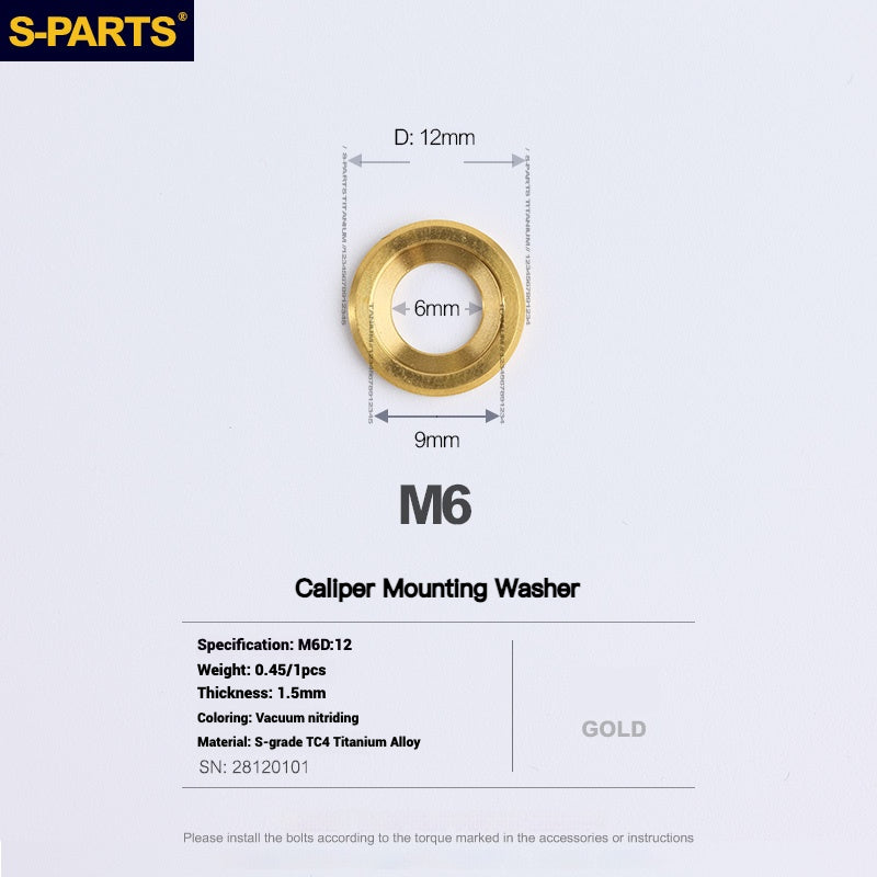 S-PARTS Titanium Bolt Upgrade Kit for SRAM Maven Brakes — CNC Precision — Lightweight — Full Color Options