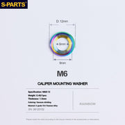 S-PARTS Titanium Bolt Upgrade Kit for SRAM Maven Brakes — CNC Precision — Lightweight — Full Color Options