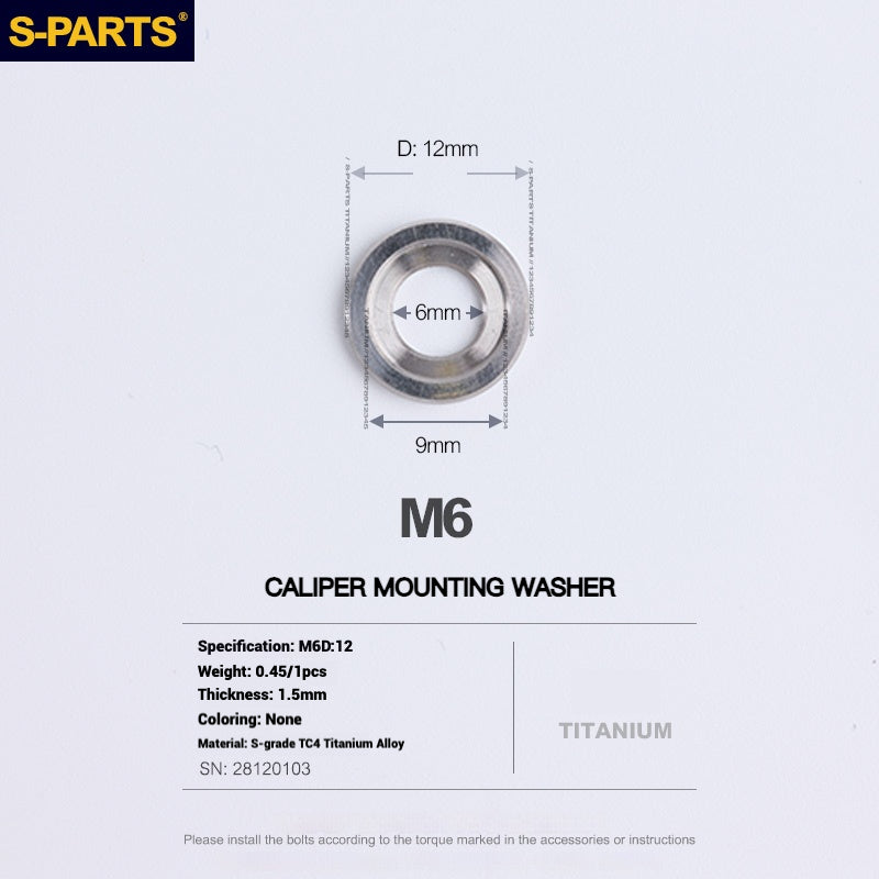 S-PARTS Titanium Bolt Upgrade Kit for SRAM Maven Brakes — CNC Precision — Lightweight — Full Color Options