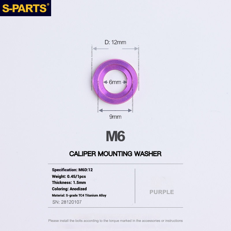 S-PARTS Titanium Bolt Upgrade Kit for SRAM Maven Brakes — CNC Precision — Lightweight — Full Color Options