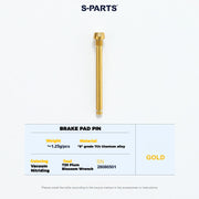 S-PARTS Titanium Bolt Upgrade Kit for SRAM Maven Brakes — CNC Precision — Lightweight — Full Color Options