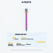 S-PARTS Titanium Bolt Upgrade Kit for SRAM Maven Brakes — CNC Precision — Lightweight — Full Color Options