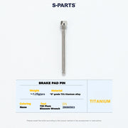 S-PARTS Titanium Bolt Upgrade Kit for SRAM Maven Brakes — CNC Precision — Lightweight — Full Color Options