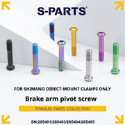 S-PARTS Titanium Brake Arm Pivot Screw Shimano Direct-Mount C-Brake Calipers