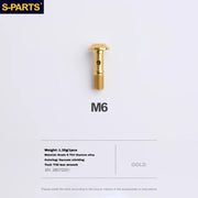 S-PARTS Titanium Brake Caliper Body Bolt Shimano R9120/R8070/M9120/M8100 & SRAM RED/FORCE Gold