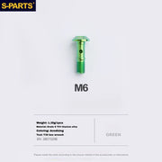 S-PARTS Titanium Brake Caliper Body Bolt Shimano R9120/R8070/M9120/M8100 & SRAM RED/FORCE Green