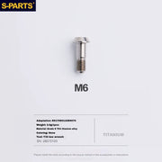 S-PARTS Titanium Brake Caliper Body Bolt Shimano R9120/R8070/M9120/M8100 & SRAM RED/FORCE