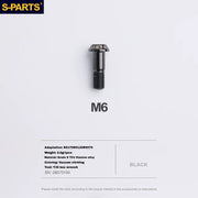 S-PARTS Titanium Brake Caliper Body Bolt Shimano R9120/R8070/M9120/M8100 & SRAM RED/FORCE Black